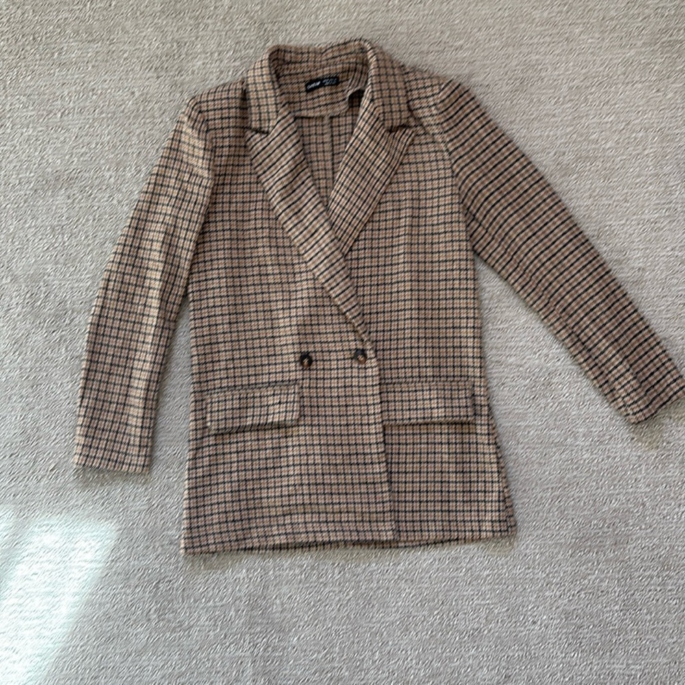 Woman Wool Blazer from SHEIN